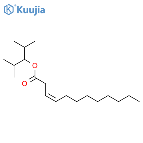3-Dodecenoic acid, 2-methyl-1-(1-methylethyl)propyl ester, (Z)- structure