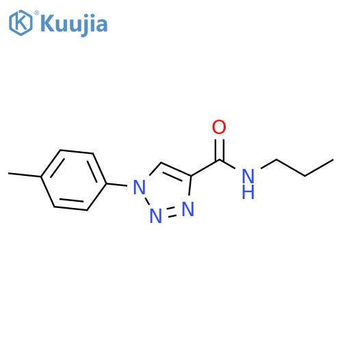 1-(4-Methylphenyl)-N-propyl-1H-1,2,3-triazole-4-carboxamide structure