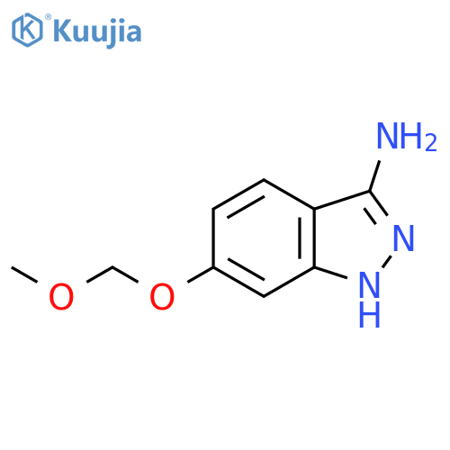6-(METHOXYMETHOXY)-1H-INDAZOL-3-AMINE structure