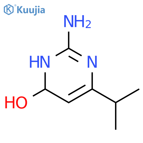 2-Amino-6-isopropyl-4-(3H)-pyrimidinol structure