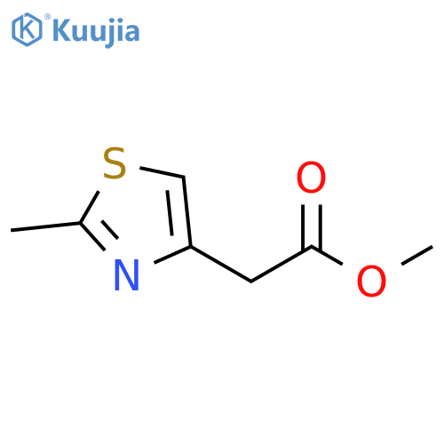 methyl 2-(2-methyl-1,3-thiazol-4-yl)acetate structure