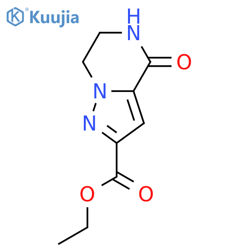 ethyl 4-oxo-4H,5H,6H,7H-pyrazolo[1,5-a]pyrazine-2-carboxylate structure