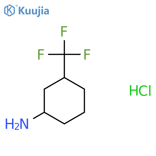 3-(Trifluoromethyl)cyclohexanamine hydrochloride structure