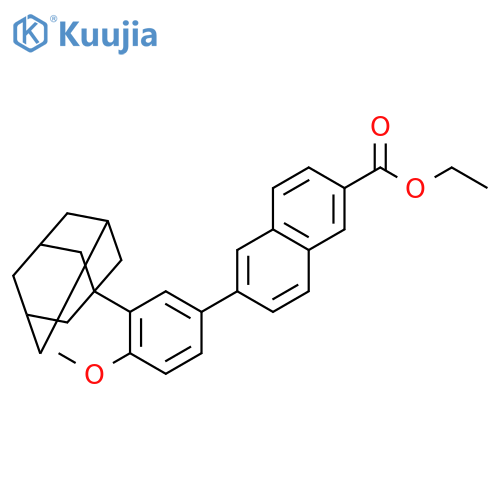 6-(3-Adamantyl-4-methoxyphenyl)-2-naphthoic Acid Ethyl Ester structure