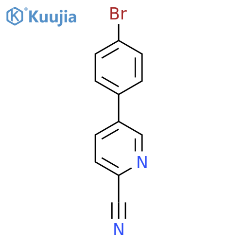5-(4'-Bromophenyl)-2-pyridinecarbonitrile structure