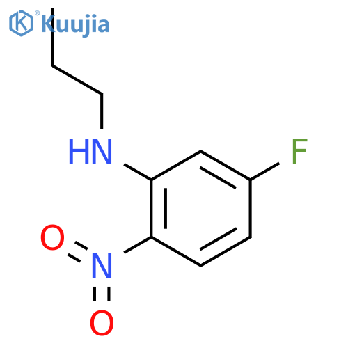 5-Fluoro-2-nitro-N-propylaniline structure