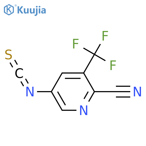 5-Isothiocyanato-3-(trifluoromethyl)-picolinonitrile structure