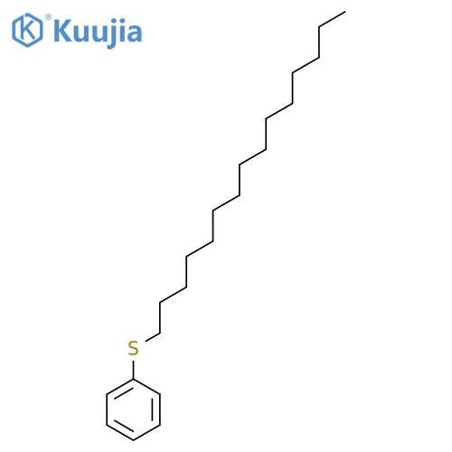 Benzene, (pentadecylthio)- structure