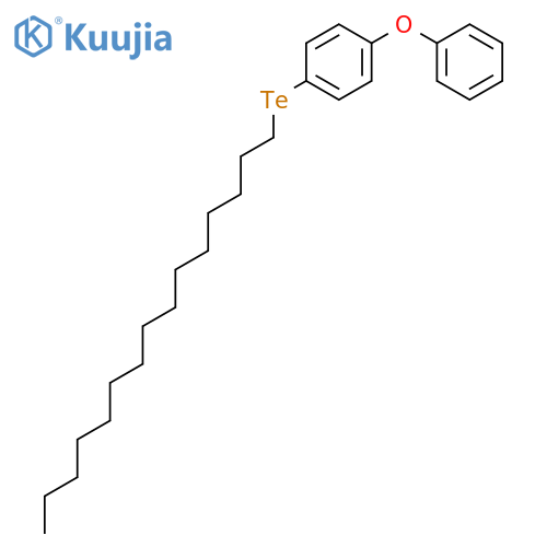 Benzene, 1-(pentadecyltelluro)-4-phenoxy- structure