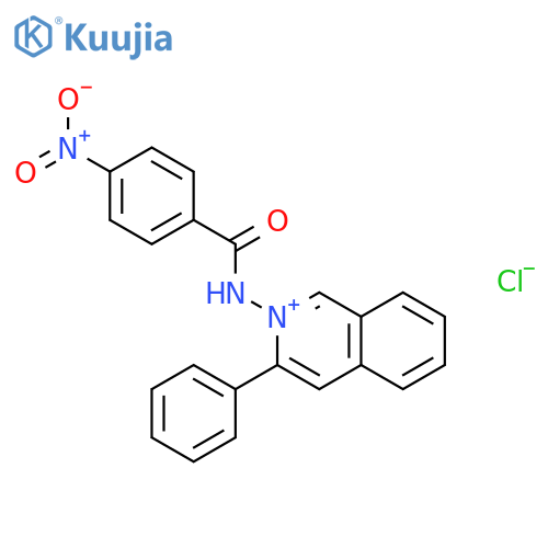 Isoquinolinium, 2-[(4-nitrobenzoyl)amino]-3-phenyl-, chloride structure