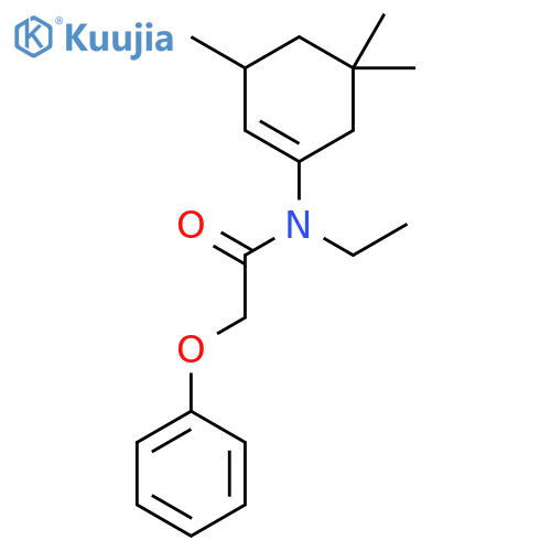 Acetamide, N-ethyl-2-phenoxy-N-(3,5,5-trimethyl-1-cyclohexen-1-yl)- structure