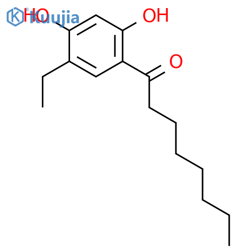 1-Octanone, 1-(5-ethyl-2,4-dihydroxyphenyl)- structure