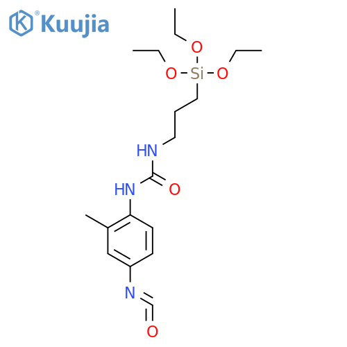 N-(4-Isocyanato-2-methylphenyl)-N'-[3-(triethoxysilyl)propyl]urea structure