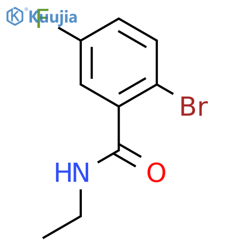 N-Ethyl 2-bromo-5-fluorobenzamide structure
