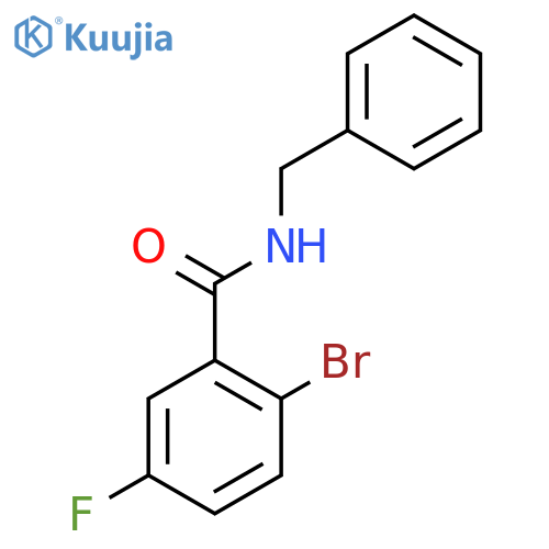 N-Benzyl 2-bromo-5-fluorobenzamide structure