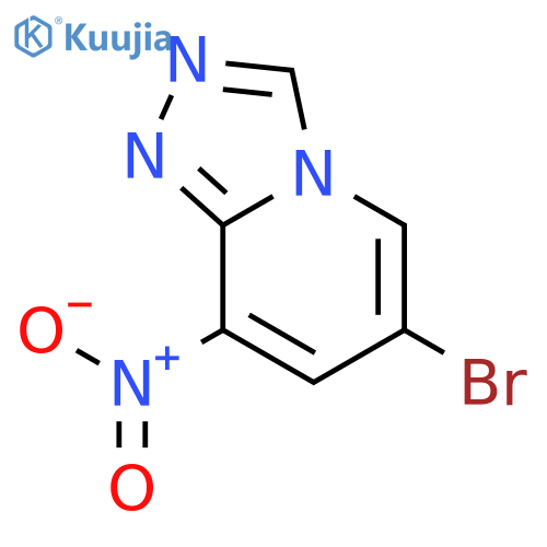 6-Bromo-8-nitro-1,2,4triazolo4,3-apyridine structure