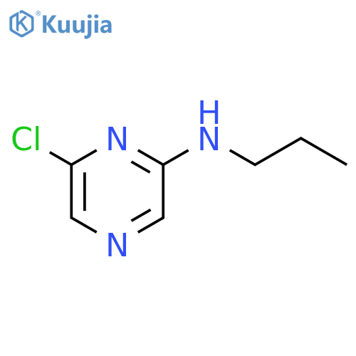 2-Chloro-6-propylaminopyrazine structure