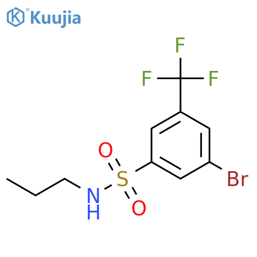 3-Bromo-N-propyl-5-(trifluoromethyl)benzenesulfonamide structure