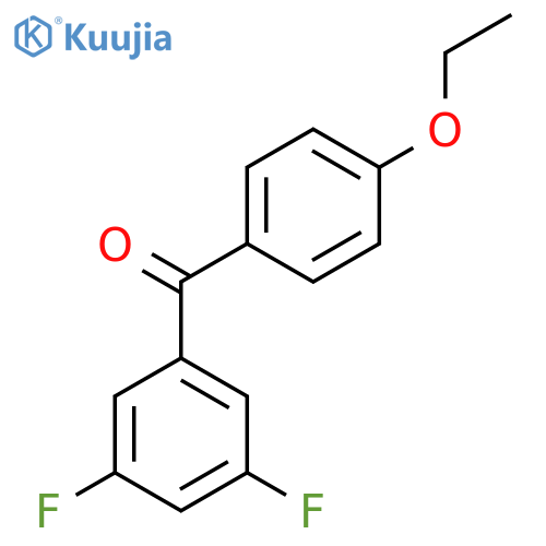 3,5-Difluoro-4'-ethoxybenzophenone structure