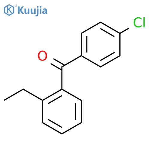 4-Chloro-2'-ethylbenzophenone structure