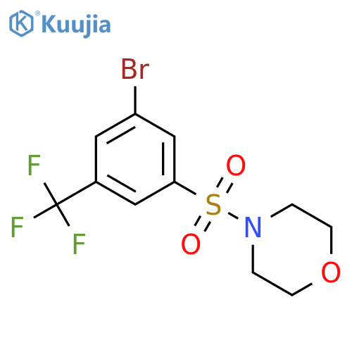 4-(3-Bromo-5-trifluoromethylphenylsulfonyl)morpholine structure