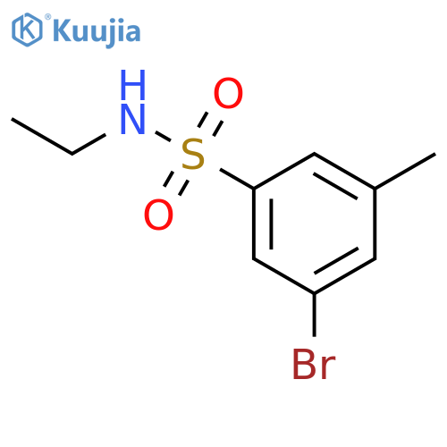 N-Ethyl 3-bromo-5-methylbenzenesulfonamide structure