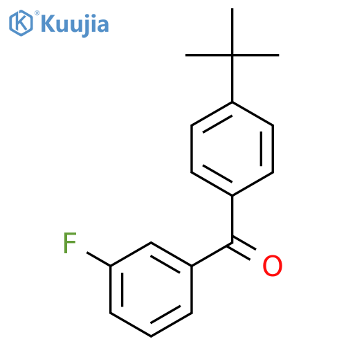 4-Tert-butyl-3'-fluorobenzophenone structure