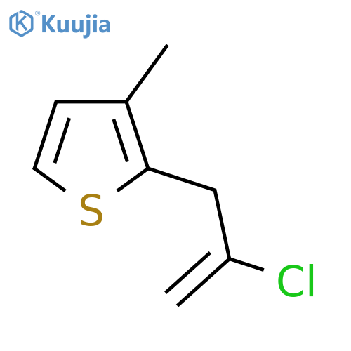 2-Chloro-3-(3-methyl-2-thienyl)-1-propene structure