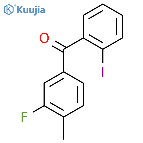 3'-Fluoro-2-iodo-4'-methylbenzophenone structure