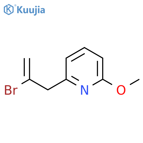 2-Bromo-3-(6-methoxy-2-pyridyl)-1-propene structure