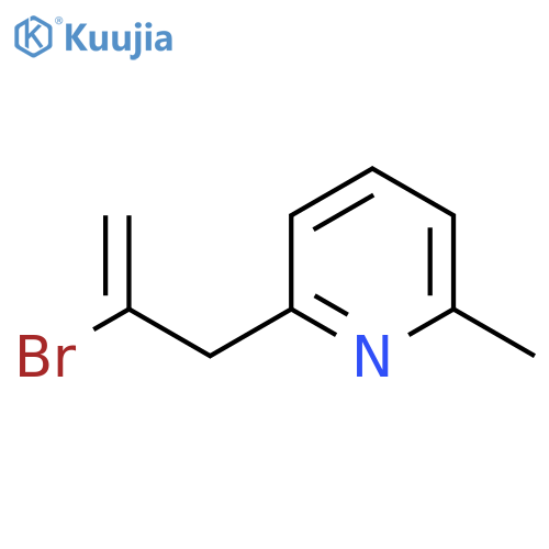 2-Bromo-3-(6-methyl-2-pyridyl)-1-propene structure
