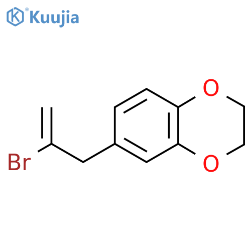 2-Bromo-3-(3,4-ethylenedioxy)phenyl-1-propene structure