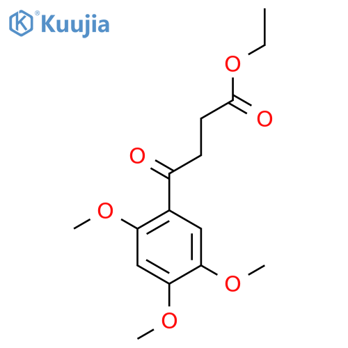 Ethyl 4-(2,4,5-trimethoxyphenyl)-4-oxobutanoate structure