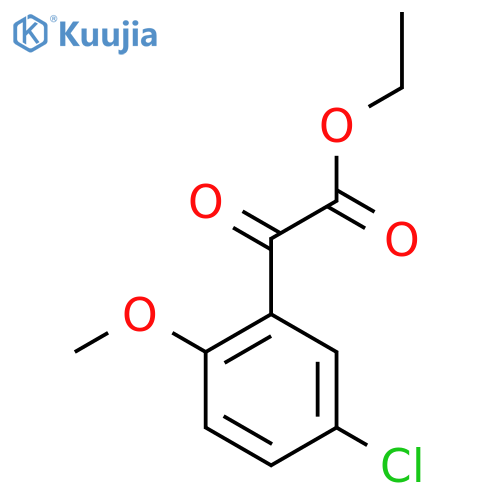 Ethyl 5-chloro-2-methoxybenzoylformate structure