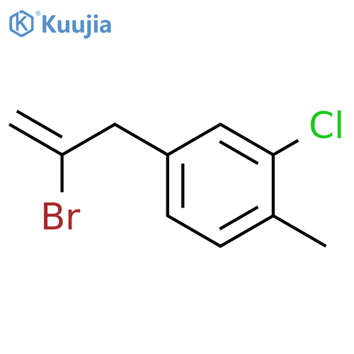 2-BROMO-3-(3-CHLORO-4-METHYLPHENYL)-1-PROPENE structure