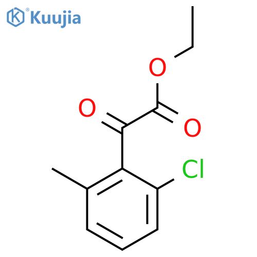 Ethyl 2-chloro-6-methylbenzoylformate structure