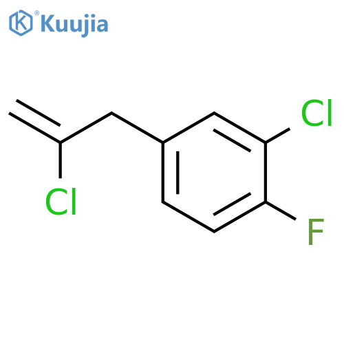2-Chloro-3-(3-chloro-4-fluorophenyl)-1-propene structure