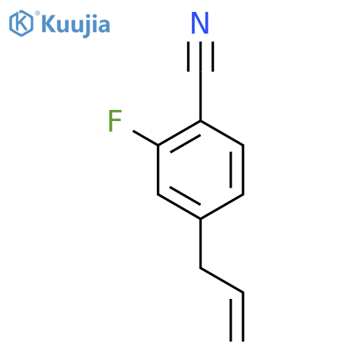 3-(4-Cyano-3-fluorophenyl)-1-propene structure