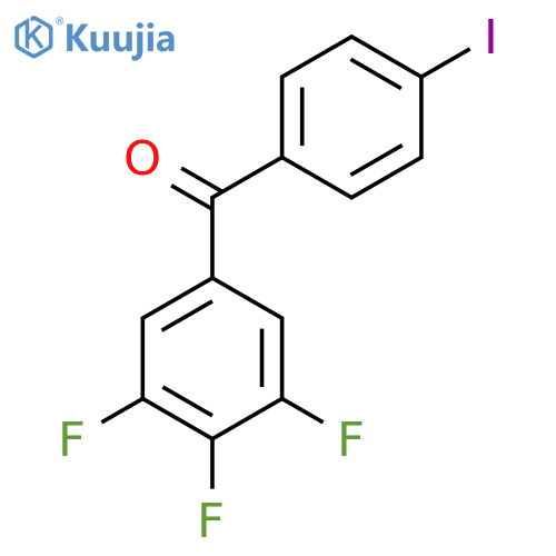 4-Iodo-3',4',5'-trifluorobenzophenone structure