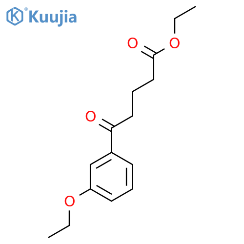 Ethyl 5-(3-ethoxyphenyl)-5-oxovalerate structure
