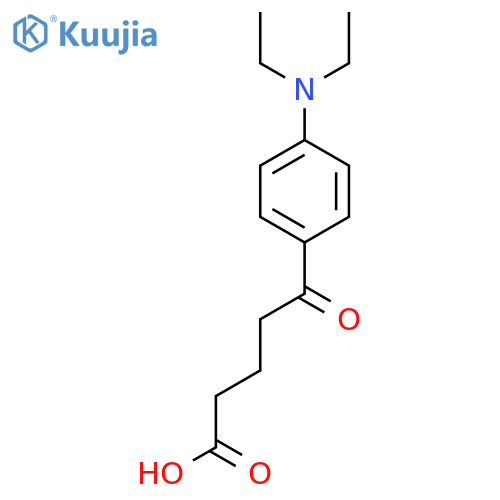5-4-(N,N-Diethylamino)phenyl-5-oxovaleric acid structure