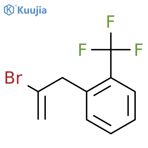 2-Bromo-3-(2-trifluoromethyl)phenyl-1-propene structure