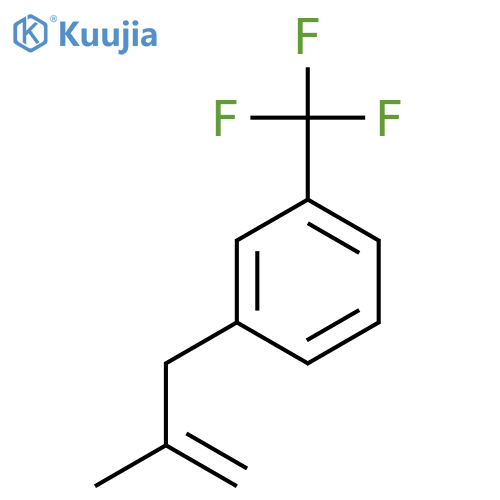 2-Methyl-3-(3-trifluoromethyl)phenyl-1-propene structure