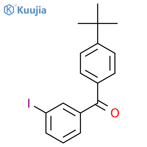 4-Tert-butyl-3'-iodobenzophenone structure