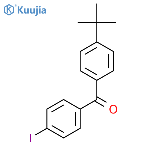 4-Tert-butyl-4'-iodobenzophenone structure
