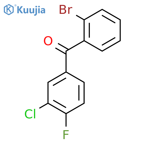 2-Bromo-3'-chloro-4'-fluorobenzophenone structure
