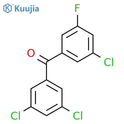 5-Fluoro-3,3',5'-trichlorobenzophenone structure
