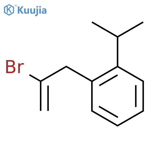 2-Bromo-3-(2-isopropylphenyl)-1-propene structure