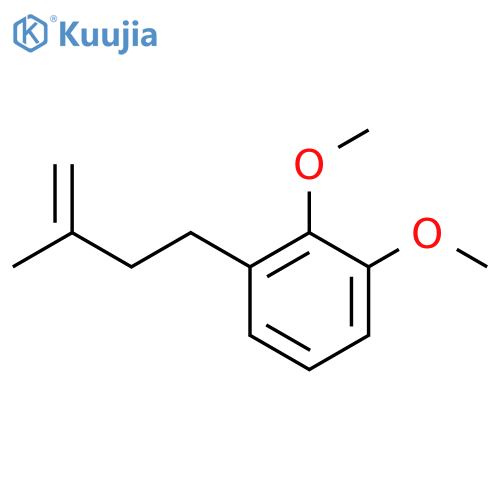 4-(2,3-Dimethoxyphenyl)-2-methyl-1-butene structure