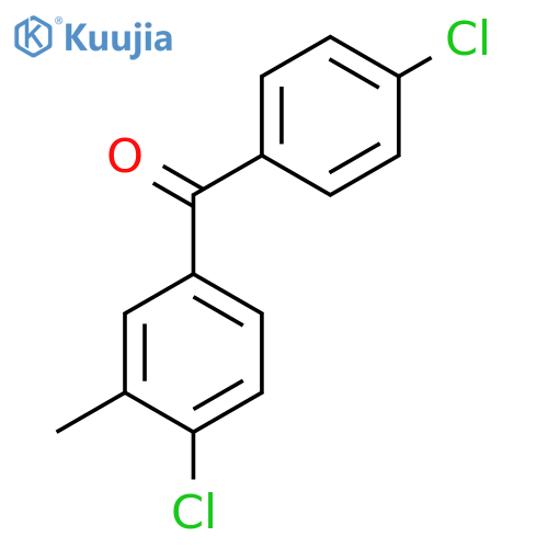 4,4'-Dichloro-3-methylbenzophenone structure